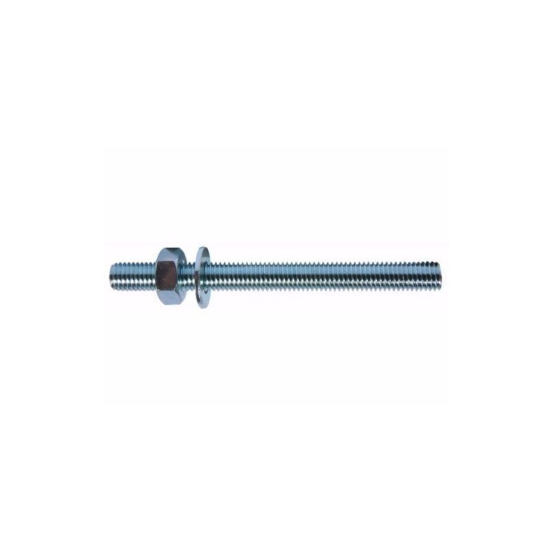 6x Barre filettate metalliche bulloni rondelle incluse fissaggio M10 12 cm