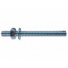 6x Barre filettate metalliche bulloni rondelle incluse fissaggio M10 12 cm