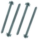 6x Barre filettate metalliche bulloni rondelle incluse fissaggio M10 12 cm 6x Barre filettate metalliche bulloni rondelle incluse fissaggio M10 12 cm
