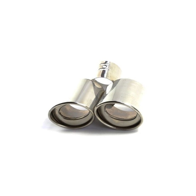 Doppia Doppia Doppia Punta Di Scarico Trim Auto End Tubo Coda Sport