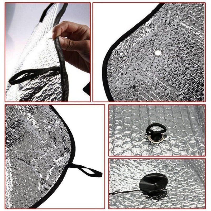 Tendina parasole avvolgibile PVC auto finestrino ventose sole macchina 40 x 60