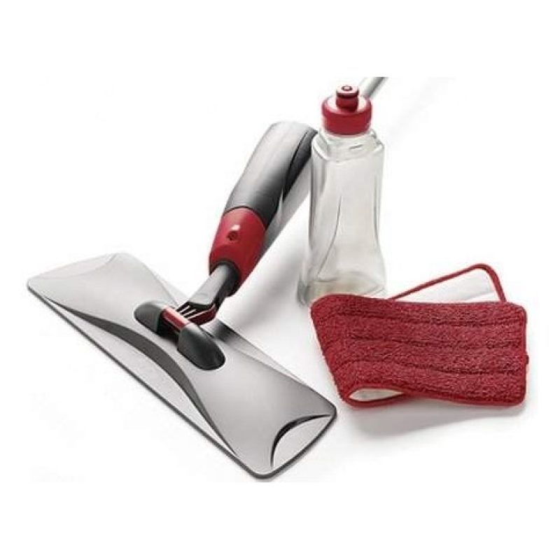 Scopa Spray Mop set lava pavimenti con panno lavabile in microfibra e vaschetta per detergente
