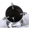Scarico doppio terminale Codino Inox cromato sportivo tuning marmitta OVALE
