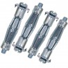 4x Tasselli stop professional acciaio cartongesso M5 52 mm vite croce fissaggio