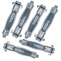 4x Tasselli stop professional acciaio cartongesso M6 52 mm vite croce fissaggio 4x Tasselli stop professional acciaio cartongesso M6 52 mm vite croce fissaggio