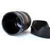 Cup Tazza Teleobiettivo a forma di obiettivo fotografico Reflex Bicchiere CupLens - Colore Nero con particolari Canian