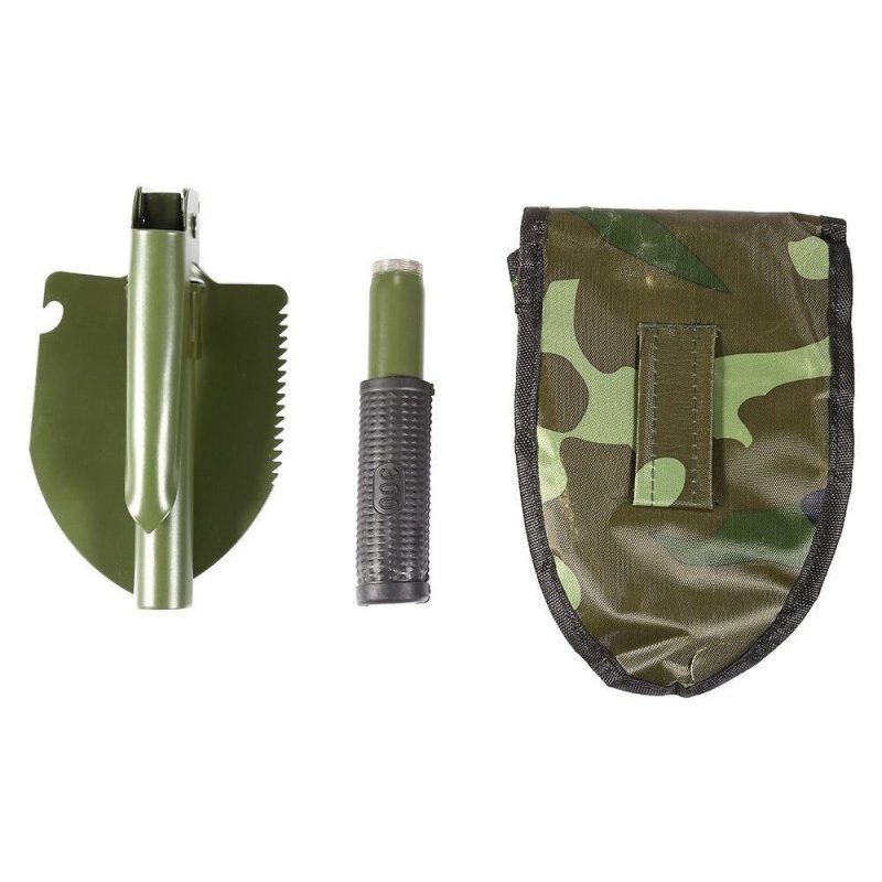 Pala pieghevole militare campeggio multifunzione multiuso sega piccone mini zapp