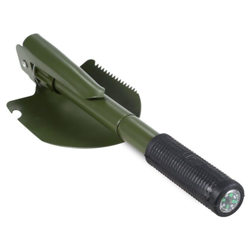 Pala pieghevole militare campeggio multifunzione multiuso sega piccone mini zapp