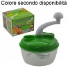 Tritatutto 4 lame 3 velocità affetta verdure frutta cucina manuale taglia