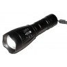 Torcia tattica 80000W militare luce alluminio LED polizia nera batteria