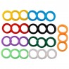 18x Coprichiave anello coperchio silicone chiavi chiave copertura cappuccio