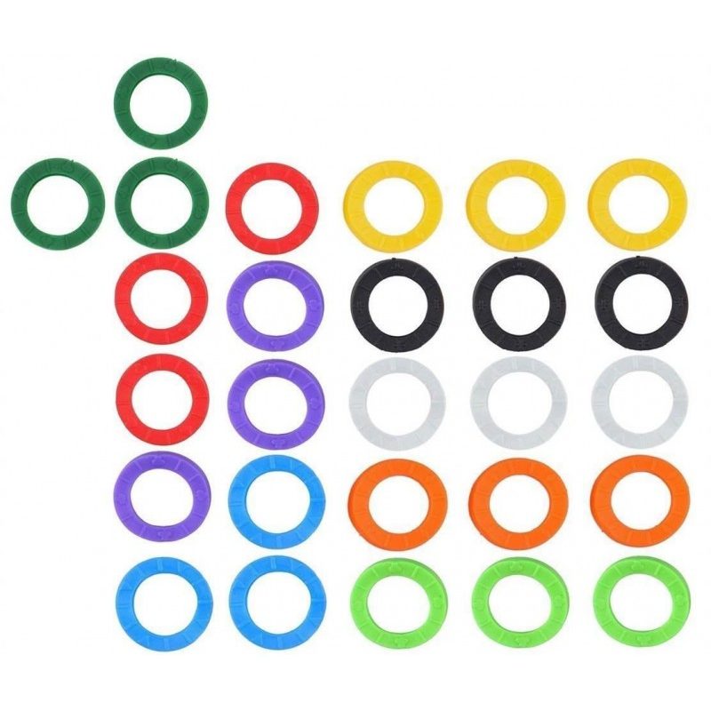 18x Coprichiave anello coperchio silicone chiavi chiave copertura cappuccio