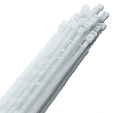 450 fascette plastica cablaggio bianche fissaggio autobloccanti cavi ordinare