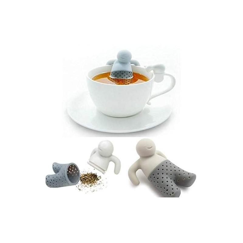 3 pz infusore in silicone per tè a forma di frutta carino filtro per bere tè in tazze e teiere 