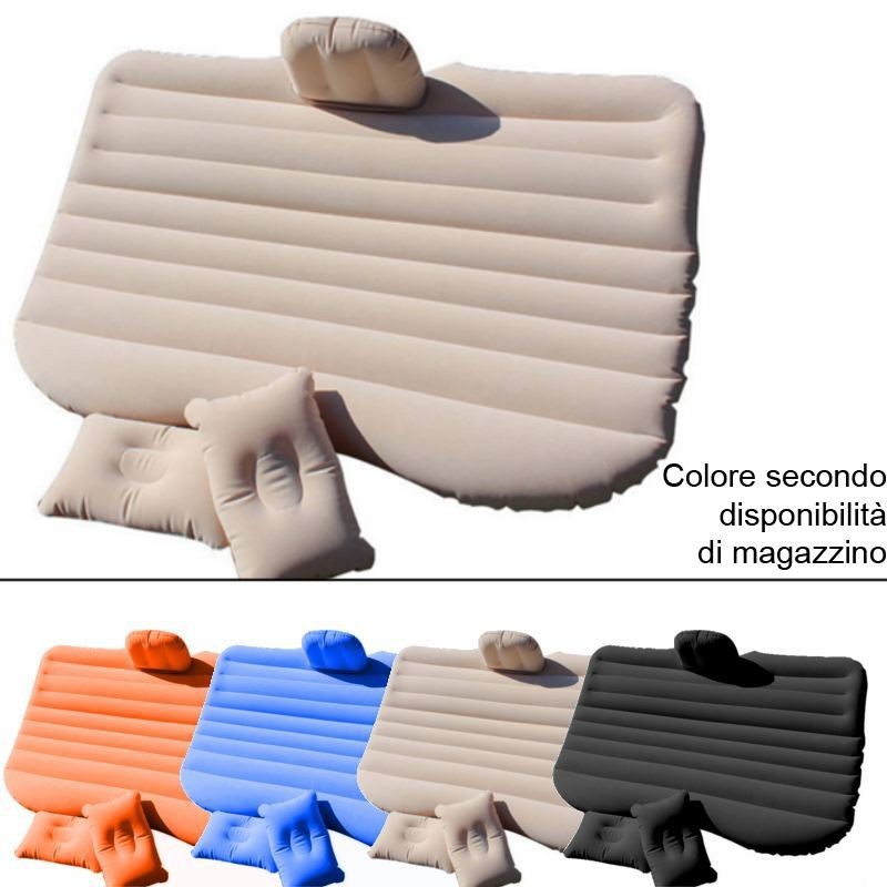 Materasso gonfiabile per sedile posteriore auto vacanza campeggio da viaggio