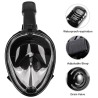 Maschera subacquea integrale snorkeling montatura action cam SUB immersione mare 