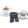 Mr. Tea infusore filtro colino te the in silicone alimentare e inodore per tisane a forma di omino a bagno nella tazza