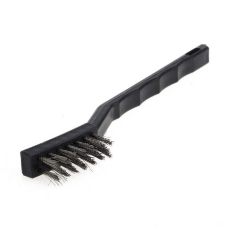 Kit 3 spazzole grandi ferro spazzolini metallo ferro ottone rimozione ruggine