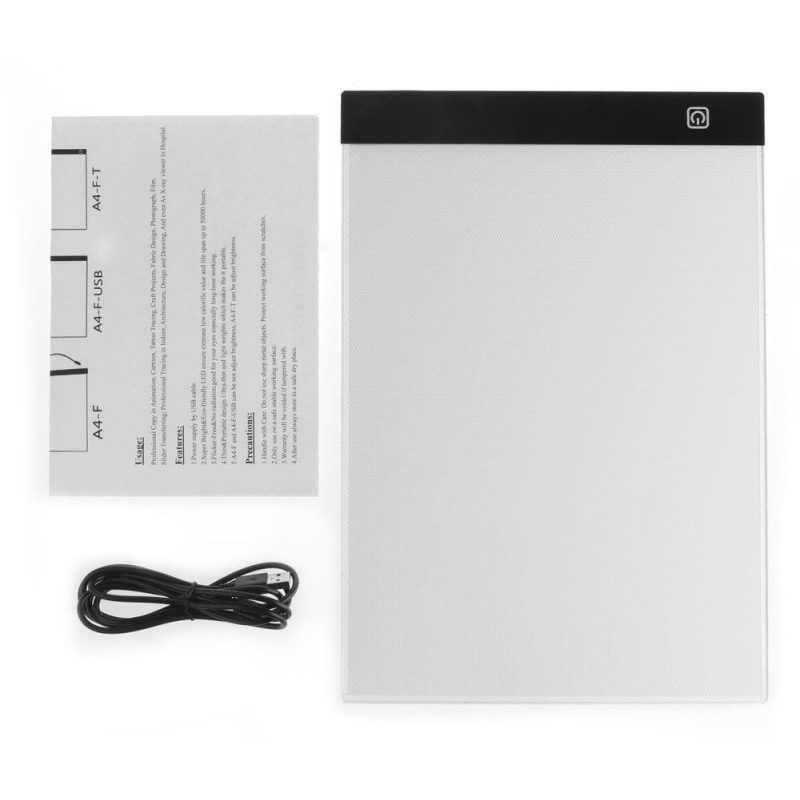 Tavola luminosa da disegno ricalco foglio A4 pad luminoso lavagna cavo USB LED