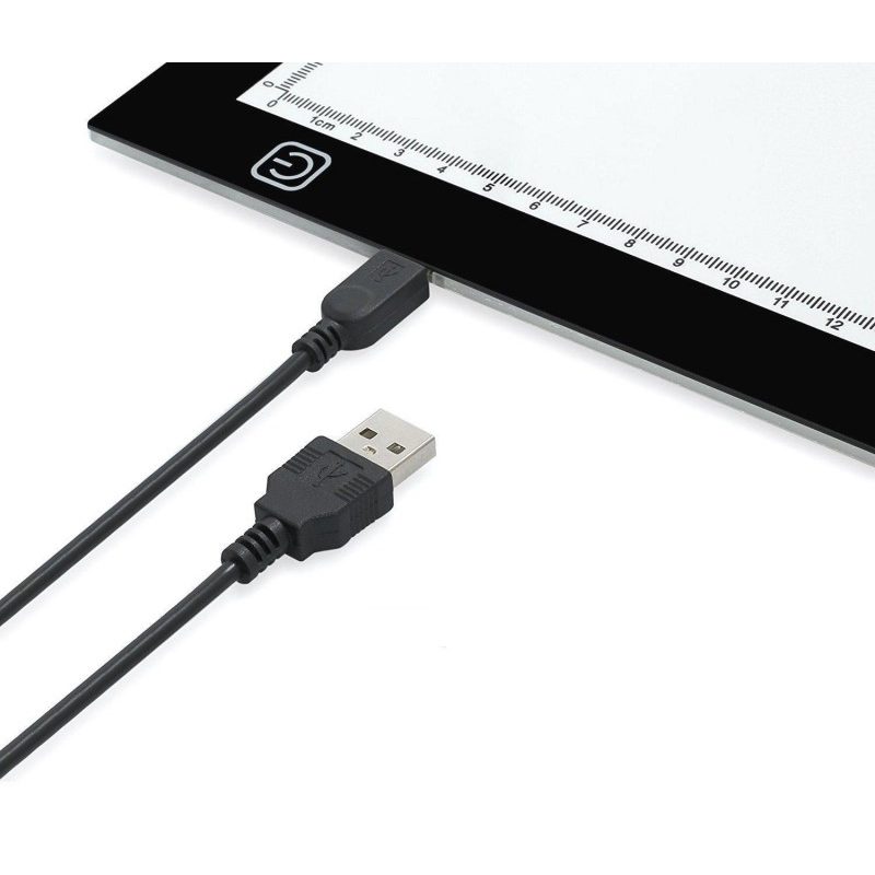 Tavola luminosa da disegno ricalco foglio A4 pad luminoso lavagna cavo USB LED