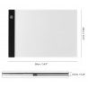 Tavola luminosa da disegno ricalco foglio A4 pad luminoso lavagna cavo USB LED