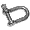 4x Moschettone grillo dritto 6 mm acciaio sollevamento arrampicata carpenteria 