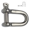 4x Moschettone grillo dritto 6 mm acciaio sollevamento arrampicata carpenteria 