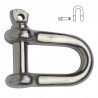4x Moschettone grillo dritto 6 mm acciaio sollevamento arrampicata carpenteria 