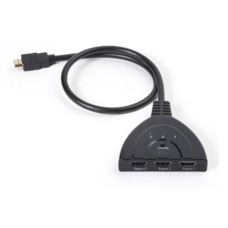 Cavo 3 porte HDMI femmina 1080p TV sdoppiatore adattatore switch tripla video