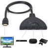 Cavo 3 porte HDMI femmina 1080p TV sdoppiatore adattatore switch tripla video