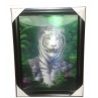 Quadro 3D lenticolare arte arredamento casa effetto profondità stampa tigre 