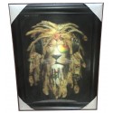 Quadro 3D lenticolare arte arredamento casa effetto profondità stampa tigre 
