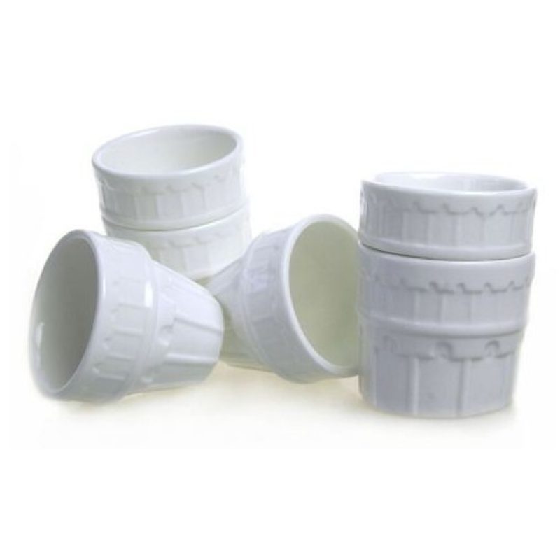 Tazzine torre pisa coppette porta salse ketchup maionese BBQ senape feste party 