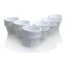 Tazzine torre pisa coppette porta salse ketchup maionese BBQ senape feste party 