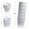 Tazzine torre pisa coppette porta salse ketchup maionese BBQ senape feste party 