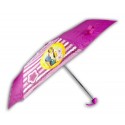 Ombrello piccolo bambina rosa nero mondo di patty pioggia custodia laccio bimba