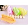 3x spazzola plastica forma ferro da stiro scarpe pavimento mattonelle setole 