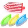 3x spazzola plastica forma ferro da stiro scarpe pavimento mattonelle setole 