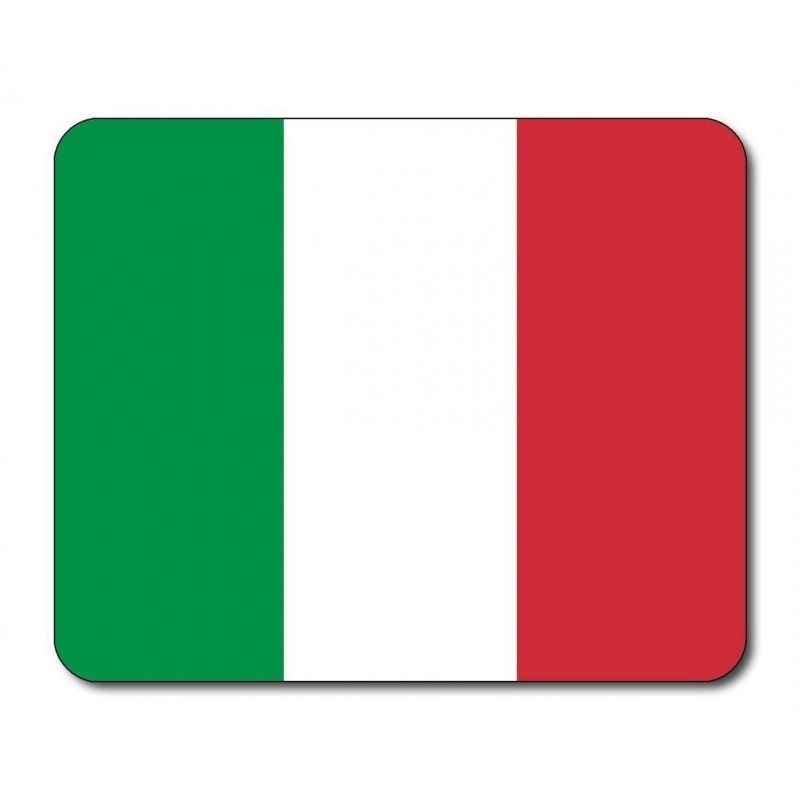 3x Tappetini mouse bandiera Italia tricolore verde bianco rosso PC ufficio casa