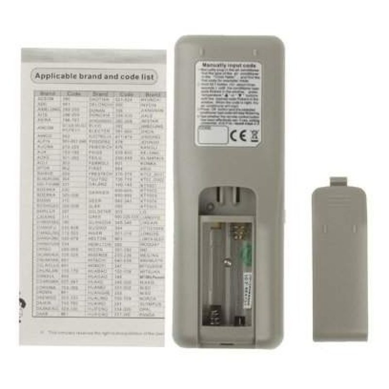 Telecomando Universale per Condizionatore Daikin, Hitachi, Mitsubishi, Panasonic, LG, Samsung e generici