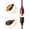 Caricabatterie caricatore mantenitore auto moto morsetti batteria 8 fasi cavetti