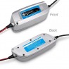 Caricabatterie caricatore mantenitore auto moto morsetti batteria 8 fasi cavetti