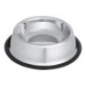 Ciotola base 18 cm acciaio inox acqua cibo antiscivolo cane gatto mangiatoia 