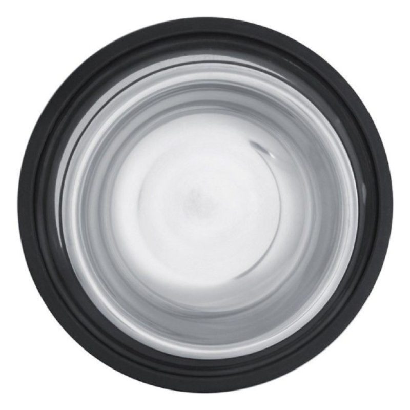 Ciotola base 18 cm acciaio inox acqua cibo antiscivolo cane gatto mangiatoia 