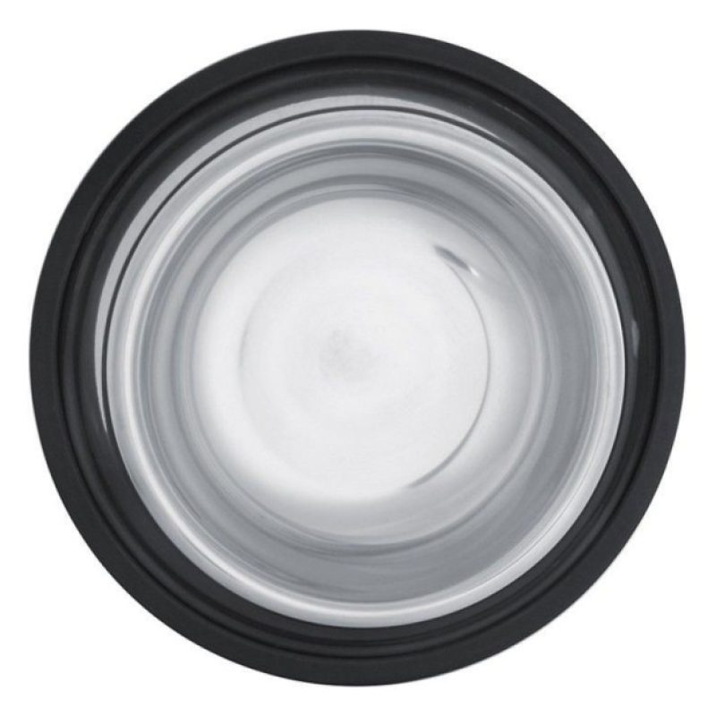 Ciotola base 18 cm acciaio inox acqua cibo antiscivolo cane gatto mangiatoia 