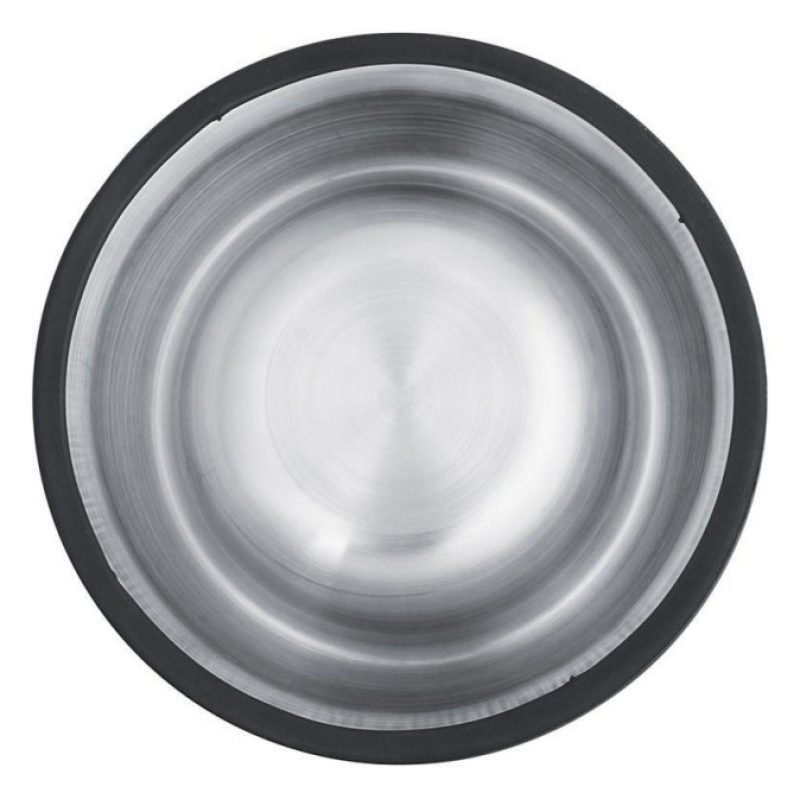 Ciotola base 18 cm acciaio inox acqua cibo antiscivolo cane gatto mangiatoia 