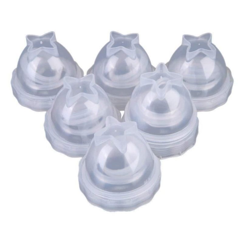 6x stampi uova sode silicone coperchio contenitori bollite cucina no guscio