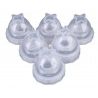 6x stampi uova sode silicone coperchio contenitori bollite cucina no guscio