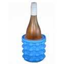 Contenitore ghiaccio raffredda bottiglia lattina bevande secchio silicone blu