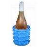 Contenitore ghiaccio raffredda bottiglia lattina bevande secchio silicone blu